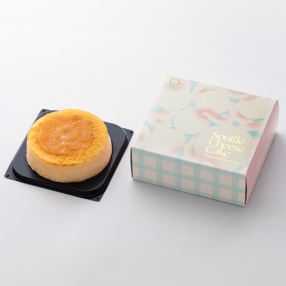 果実とろけるスフレチーズケーキ 【岡山白桃】※発売前